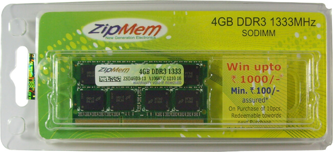 4GB DDR3 1333MHz Long-DIMM 4GB DDR3 1333MHz Long-DIMM